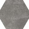 Керамогранит Equipe Hexatile Cement Black 17.5x20 