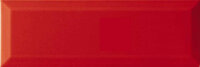 Monopole Керамическая плитка Rojo brillo bisel 10x30