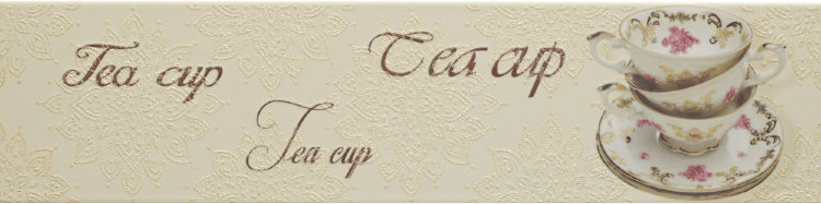 Monopole Декор Veronika crema Tea Cup 10x40  