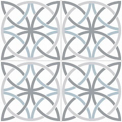Nice Ker Chic Bosham white керамогранит pre-cut 45.2x45.2  (Dual Gres)    
