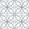 Nice Ker Chic Bosham white керамогранит pre-cut 45.2x45.2  (Dual Gres)    